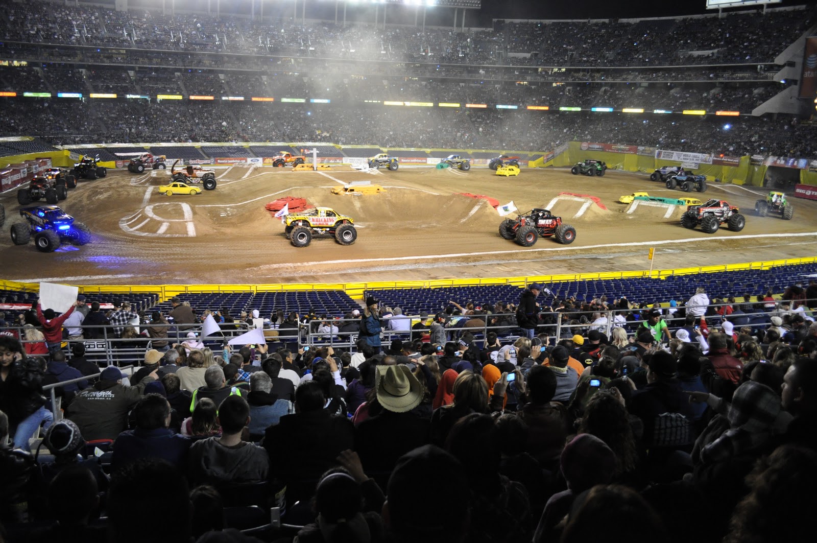 JustaCarGal Monster Jam San Diego, Parade of Trucks